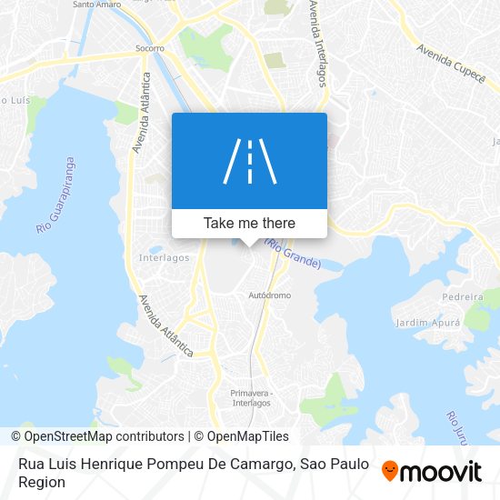 Rua Luis Henrique Pompeu De Camargo map
