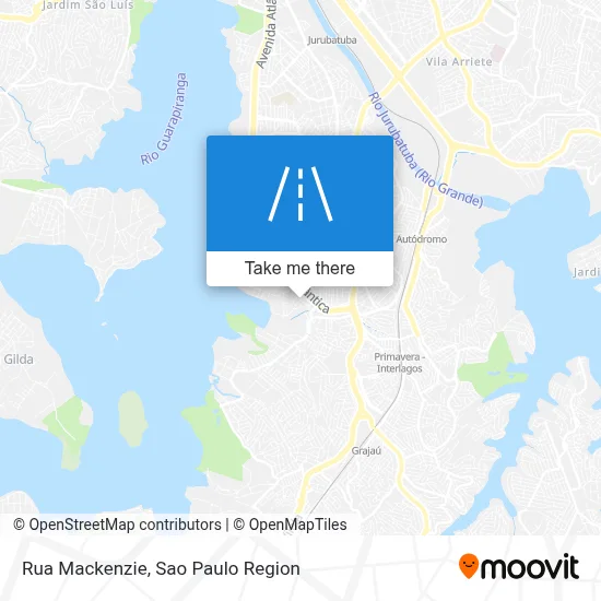 Rua Mackenzie map