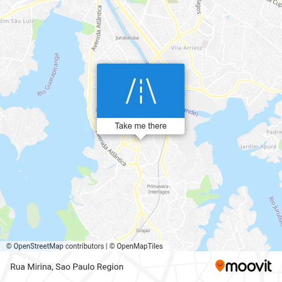 Rua Mirina map