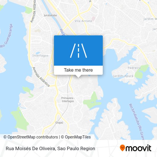 Rua Moisés De Oliveira map