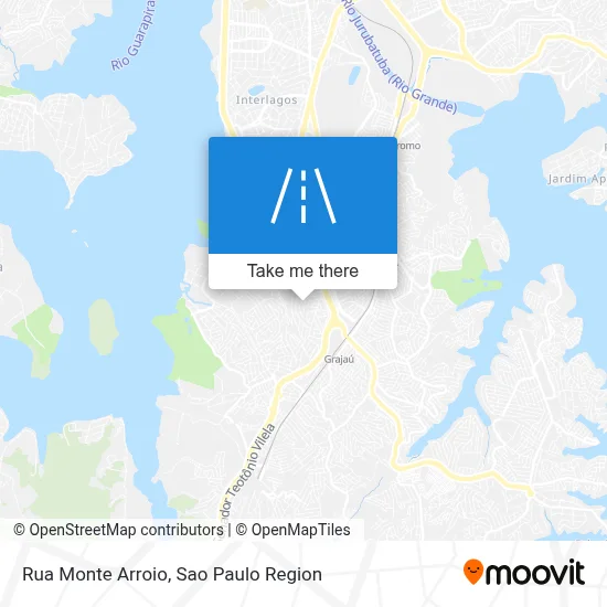 Rua Monte Arroio map