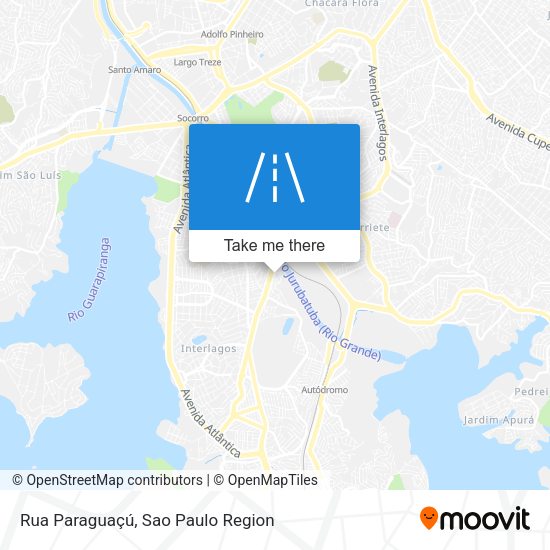 Rua Paraguaçú map