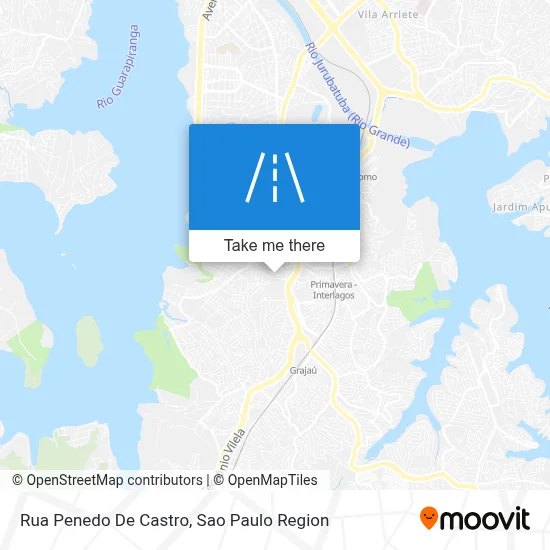 Rua Penedo De Castro map