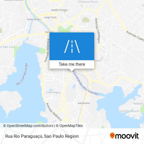 Mapa Rua Rio Paraguaçú