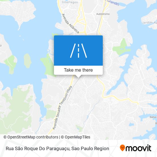 Rua São Roque Do Paraguaçu map