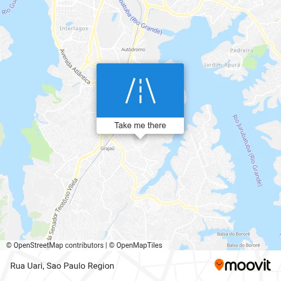 Rua Uari map