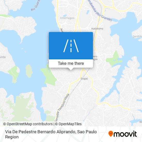 Mapa Via De Pedestre Bernardo Aliprando