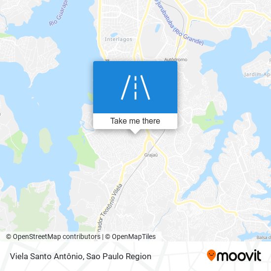 Viela Santo Antônio map