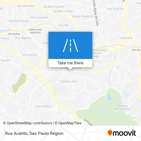 Rua Acanto map