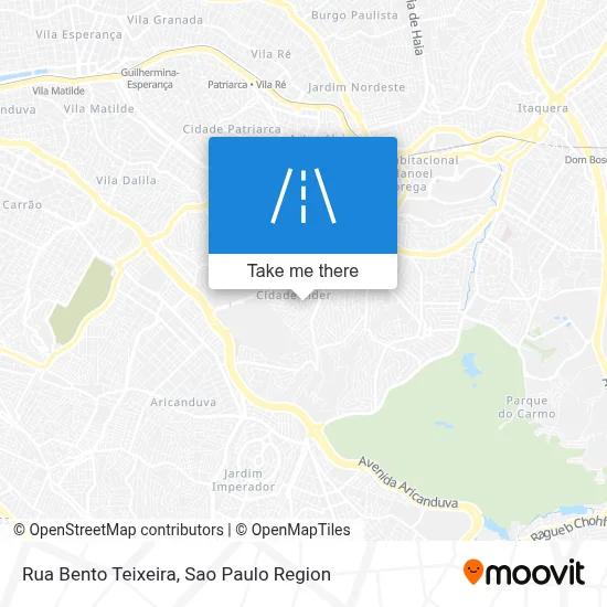 Rua Bento Teixeira map