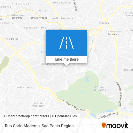 Rua Carlo Maderna map