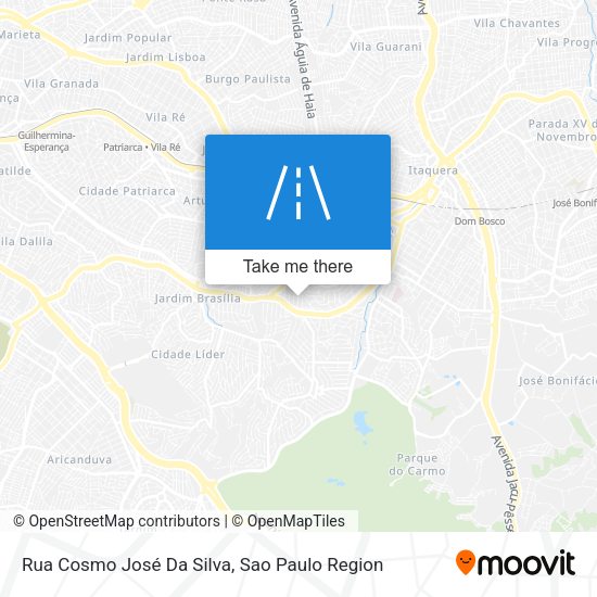 Rua Cosmo José Da Silva map