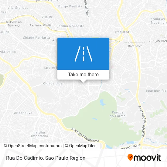 Rua Do Cadimio map