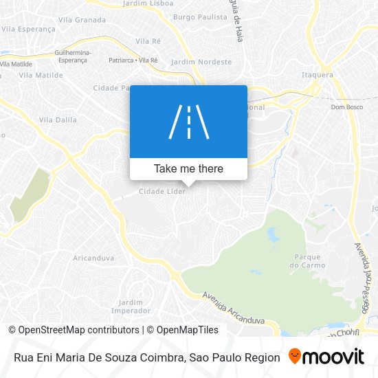 Rua Eni Maria De Souza Coimbra map