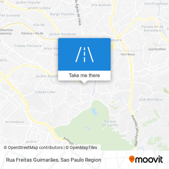 Mapa Rua Freitas Guimarães