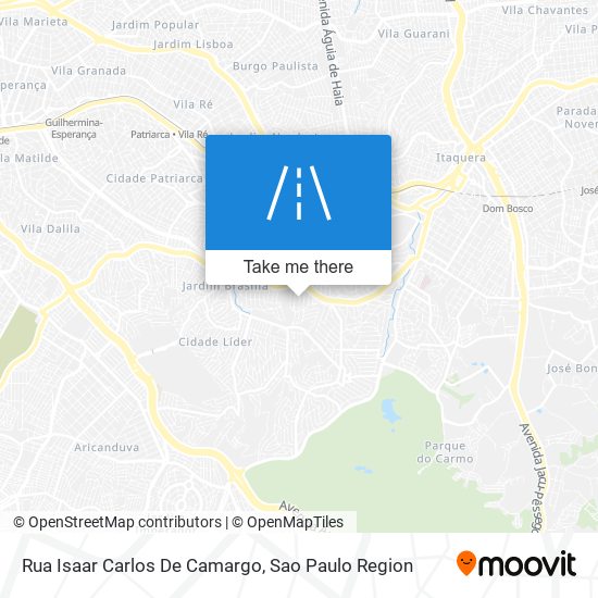 Mapa Rua Isaar Carlos De Camargo