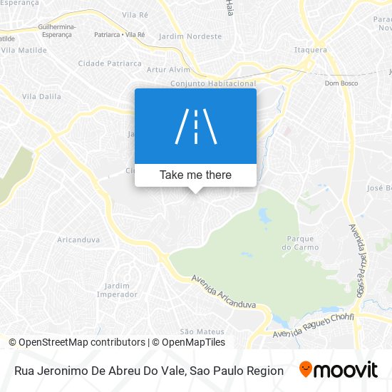 Rua Jeronimo De Abreu Do Vale map