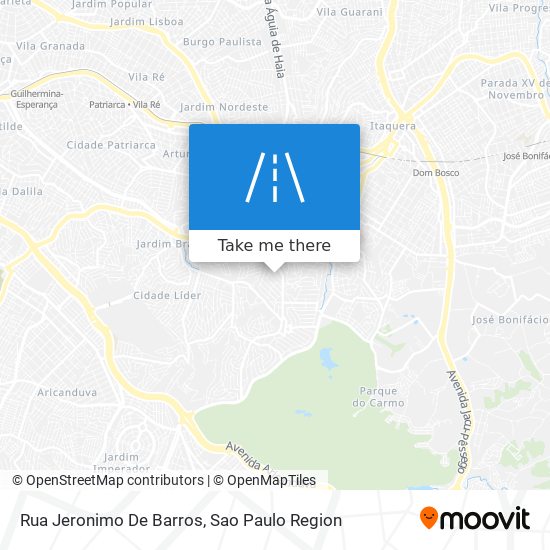 Rua Jeronimo De Barros map