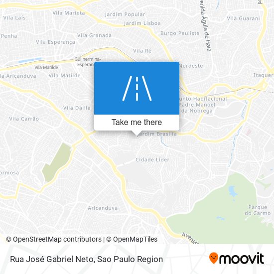 Rua José Gabriel Neto map