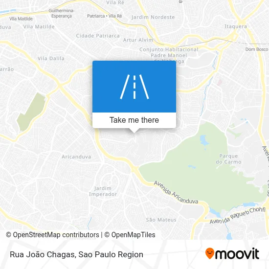 Rua João Chagas map