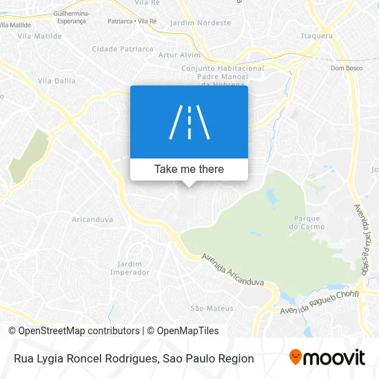Rua Lygia Roncel Rodrigues map