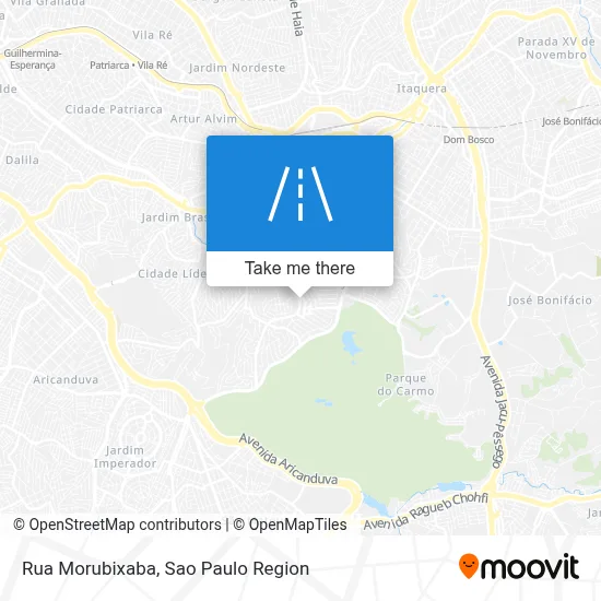 Rua Morubixaba map