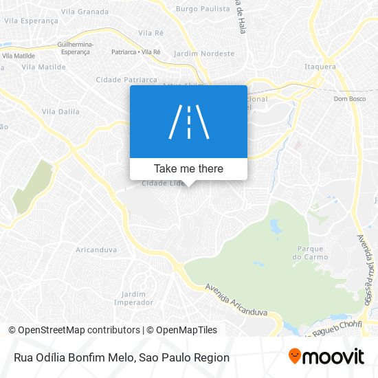 Rua Odília Bonfim Melo map