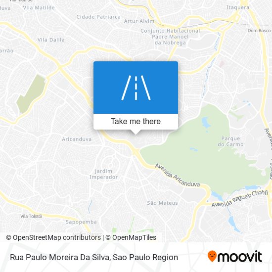 Mapa Rua Paulo Moreira Da Silva
