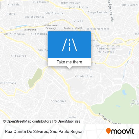 Rua Quinta De Silvares map