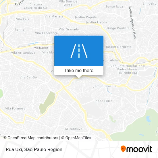 Rua Uxi map