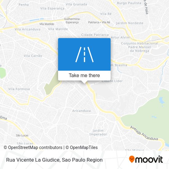 Rua Vicente La Giudice map