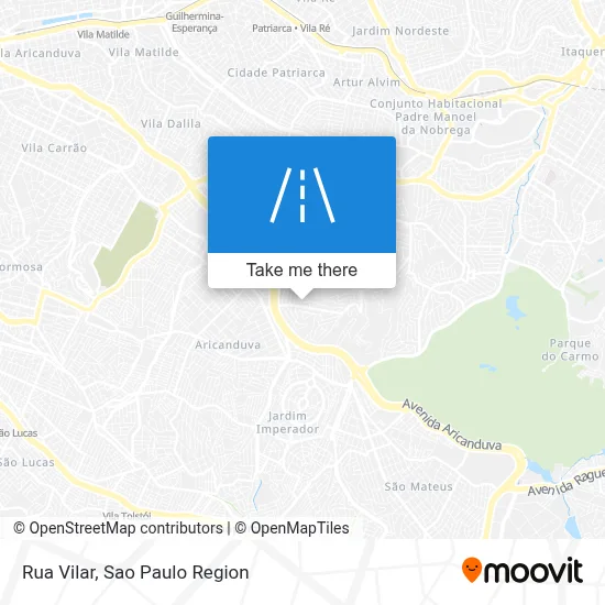 Rua Vilar map