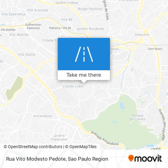 Rua Vito Modesto Pedote map