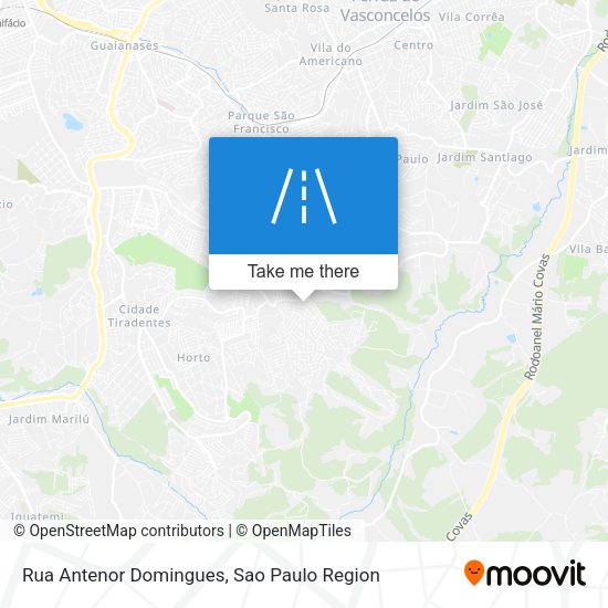 Rua Antenor Domingues map