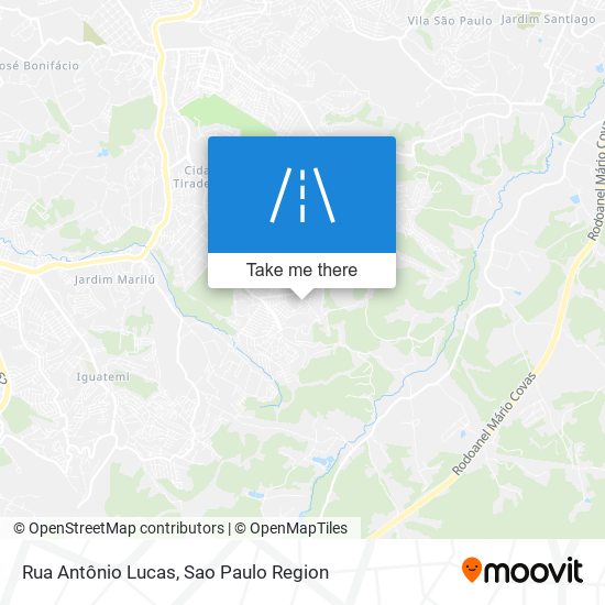 Rua Antônio Lucas map