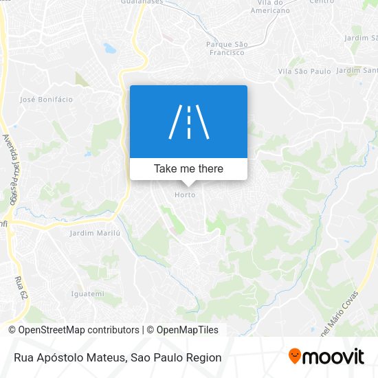 Rua Apóstolo Mateus map