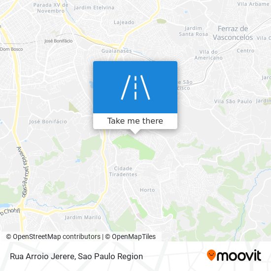 Mapa Rua Arroio Jerere