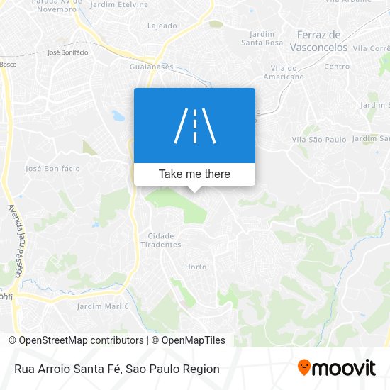 Rua Arroio Santa Fé map
