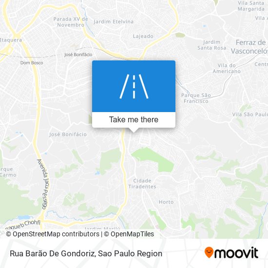 Rua Barão De Gondoriz map