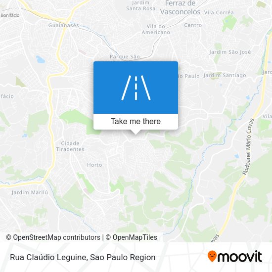 Rua Claúdio Leguine map
