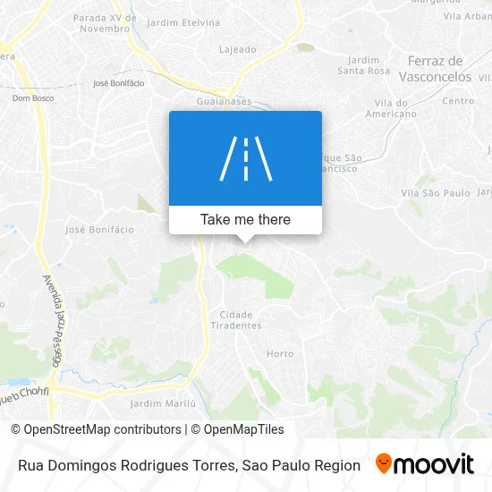 Rua Domingos Rodrigues Torres map