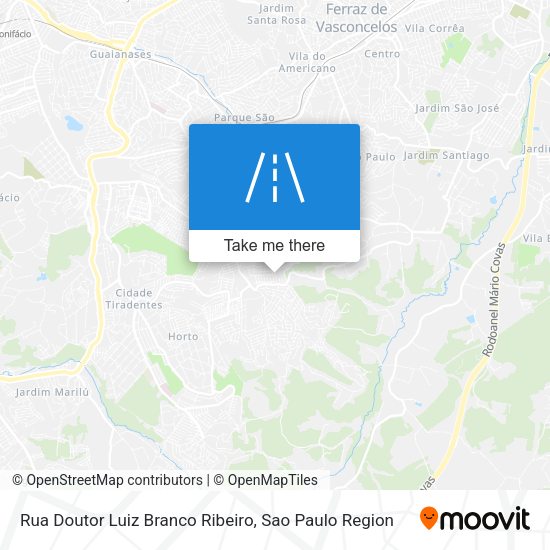 Rua Doutor Luiz Branco Ribeiro map