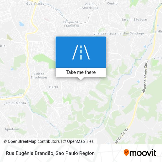 Rua Eugênia Brandão map