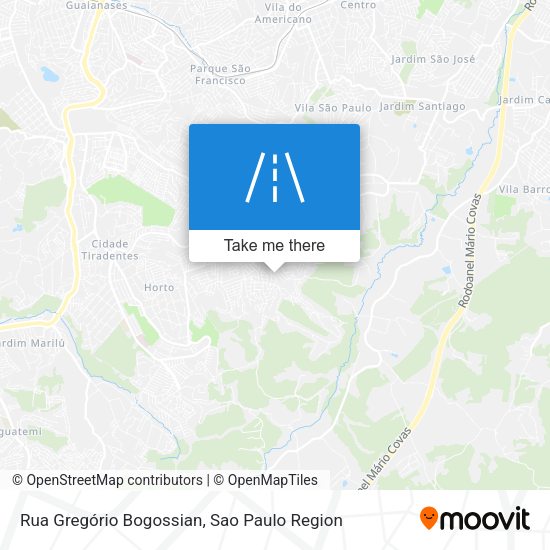 Rua Gregório Bogossian map