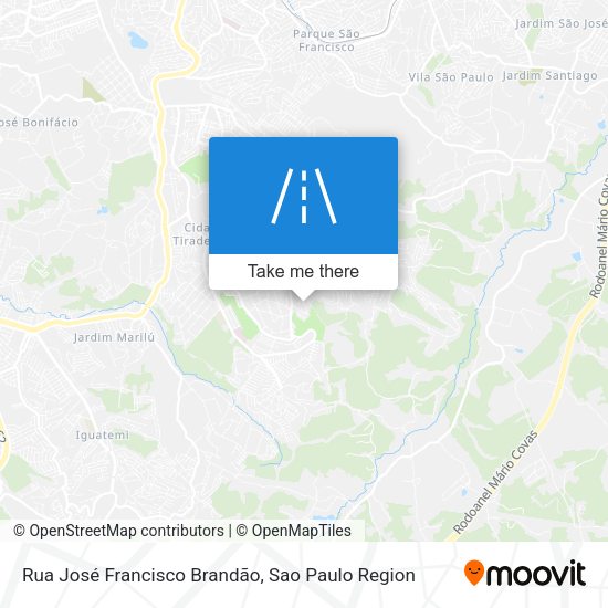 Rua José Francisco Brandão map