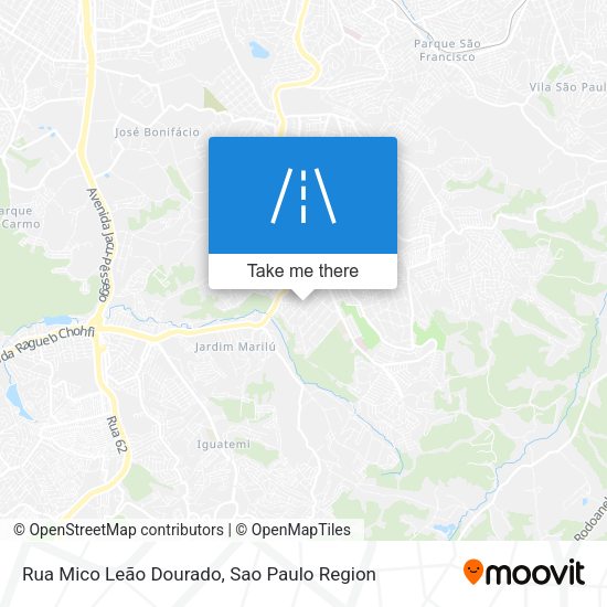 Rua Mico Leão Dourado map