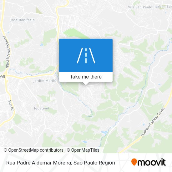 Rua Padre Aldemar Moreira map