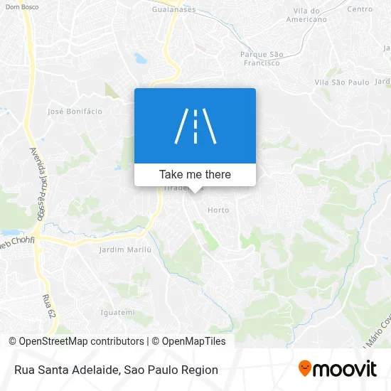 Rua Santa Adelaide map