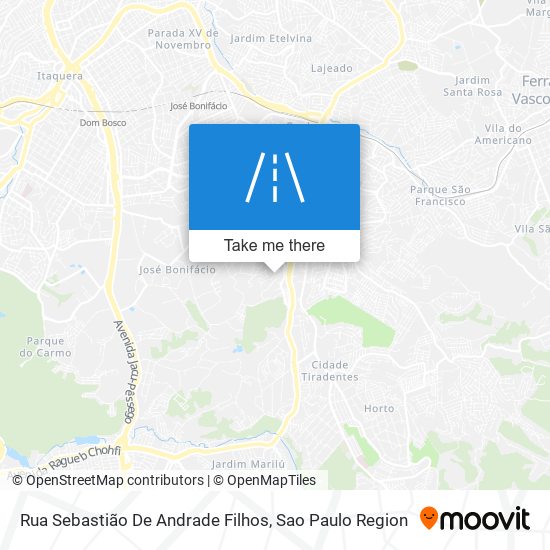 Rua Sebastião De Andrade Filhos map