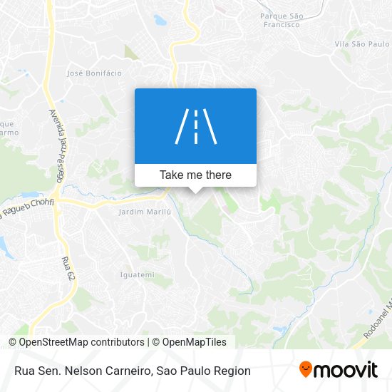 Rua Sen. Nelson Carneiro map